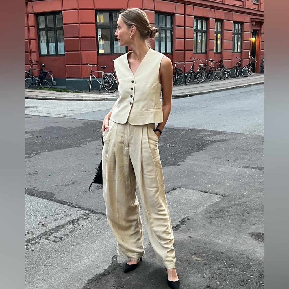 COS RELAXED-FIT TAILORED TROUSERS